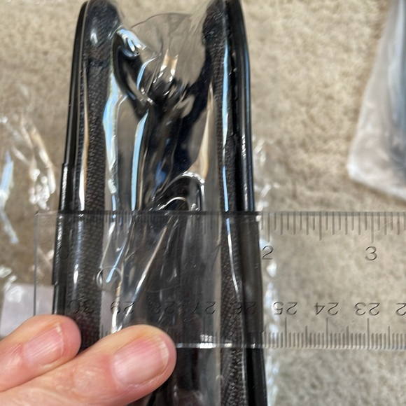 BNIP Clear crossbody bag with Black piping - Picture 5 of 5